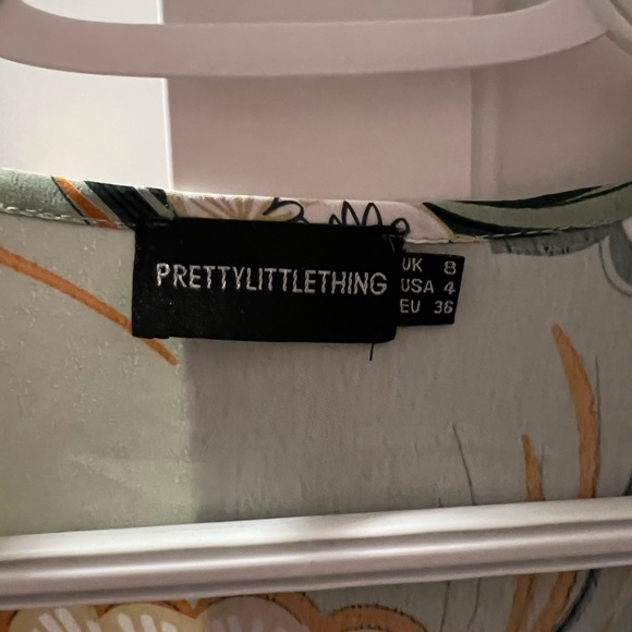 PLT green floral wrap dress - Picture 3 of 3